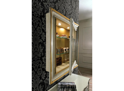 Armario vitrina de pared Vitrinas clásicas para sala de estar Muebles de salón Buffet