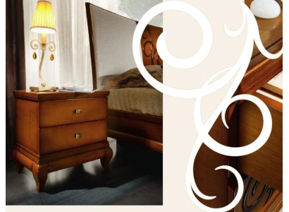 Mesita de noche 2 cajones mesa auxiliar mesilla cómoda consola diseño de madera.