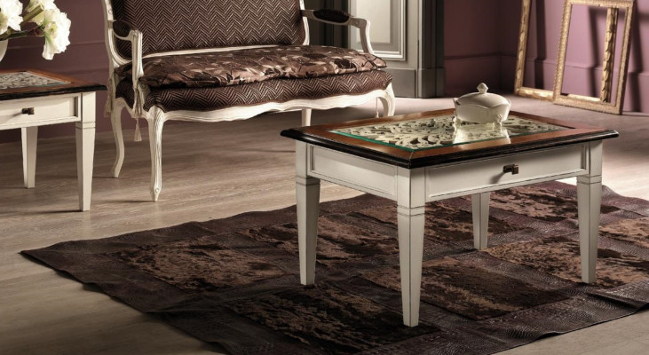 Mesas de centro Mesa de lujo de madera Mesas Consolas Diseño Muebles italianos Vaccari