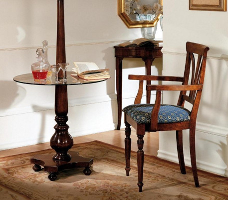 Sillas de comedor Sillón de lujo Silla de madera marrón Sillón Muebles de sala de estar Nuevos