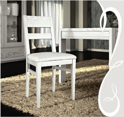 Silla de comedor de 1 plaza de madera de lujo de diseño de muebles de clase.