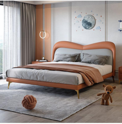 Diseño de camas de hotel de lujo dobles de 180x200cm, dormitorio de lujo nuevo.