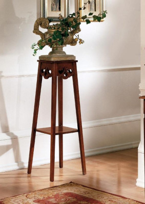 Soporte para flores Soporte para flores Soporte para jarrones Madera maciza Soporte para macetas de madera real
