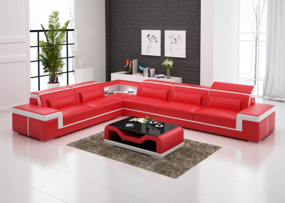 Sofá de diseño Sofá Esquinero Sofá de tela Conjunto de tapizado Sofá sistema de asientos en L