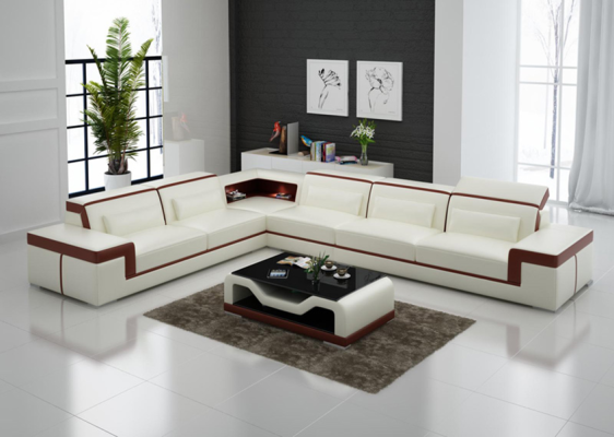 Sofá de diseño Sofá Esquinero Sofá de tela Conjunto de tapizado Sofá sistema de asientos en L