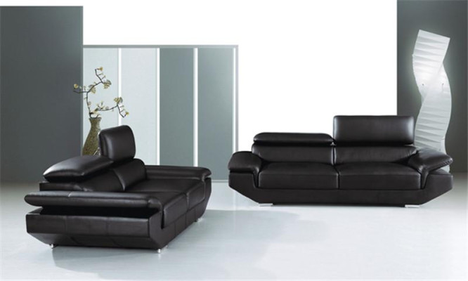 Muebles de lujo sofá conjunto de sofás de sofá de 3 + 2 sofás de cuero conjunto