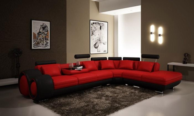 Sofá sofá esquinero sofá tapizado asiento conjunto de sala de estar estampado en forma de L tela