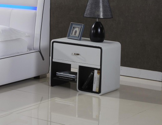 Diseño de mesa de consola de noche para el dormitorio.
