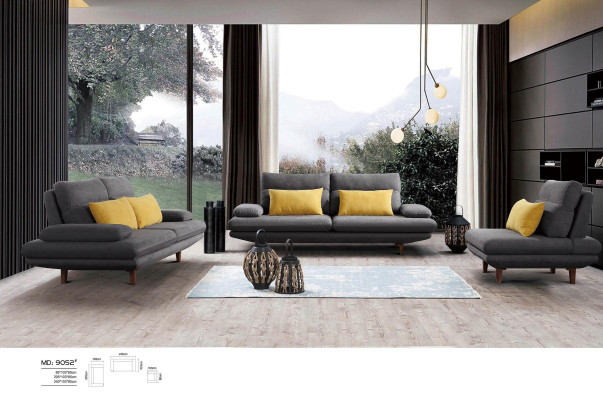 Sillón Sofá Tapizado Diseñador Textil 1 Plaza Sofás Acolchados Asiento de TV