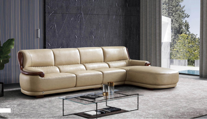 Sofá de esquina de diseñador de cuero conjunto de sofás de esquina.