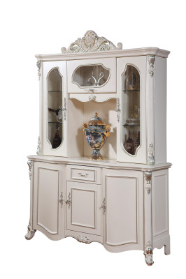 Juego de comedor elegante de 10 piezas en un estilo clásico atemporal.
