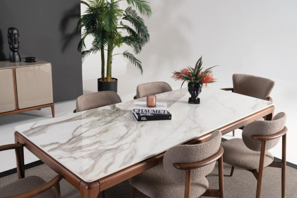 Mesa moderna, mesa de centro, mesa de café marrón diseñada