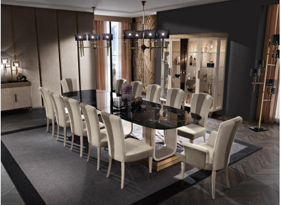 Mesa de comedor, cómoda, juego de 10 sillas, juego de muebles de 11 piezas completamente nuevo.