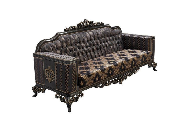 Sofá Chesterfield Grupo de diseñadores Conjunto de 5 piezas Juego de sofás 3+3+1+1 Mesa de centro