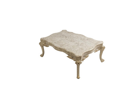 Mesa de sala de estar de madera Mesas Mesa de centro Barroco Rococó Mesita auxiliar
