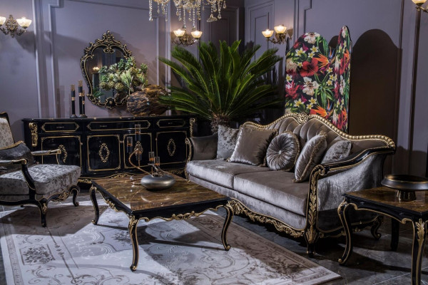 Butaca tapizada Diseñador Textil 1 plaza Muebles Barrocos.