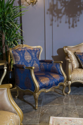 Sillón individual Sofá de tela Tapizado Muebles de sofá Tela Terciopelo