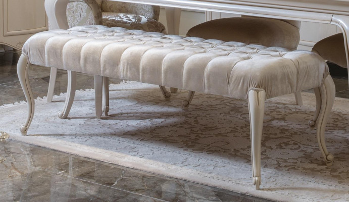 Textil Puf Tapizado Reposapiés Taburete Reposapiés Otomana Chaise Longue Banco Nuevo