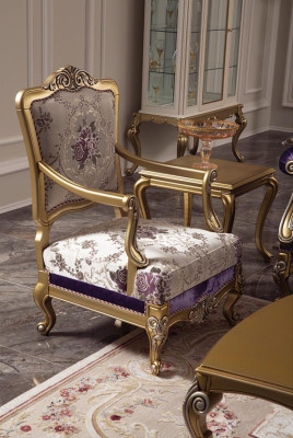 Sillón Sofá de diseñador, asiento individual, Sofás de club Art déco, Sala de estar acolchada.