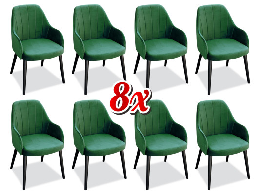 Sillas de comedor de tela juego de 8 sillas silla diseñador de madera textil tapizado sillas