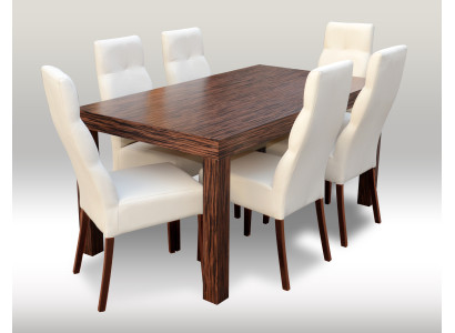 Mesa de comedor de diseñador con 6 sillas Conjunto de comedor Silla Mesas