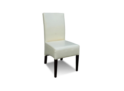 MADERA MACIZA Blanco SILLA DE CUERO DE DISEÑO DE MADERA SILLÓN DE COMEDOR MODERNO DECORATIVO
