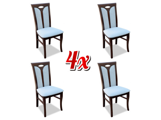 Asiento Acolchado Mesa Silla Juego de Madera Conjunto Bastidor Mesa Grupo Nuevo 4 sillas