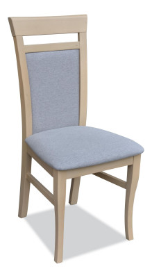 Set de 4 sillas de diseño de tela silla tapizada sillas de comedor de madera para el comedor de gastronomía.