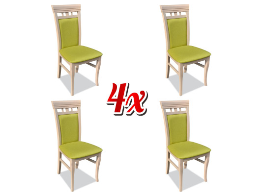 Conjunto de sillones nuevos 4 sillas Silla tapizada Lounge Design Cocina Asientos Comedor