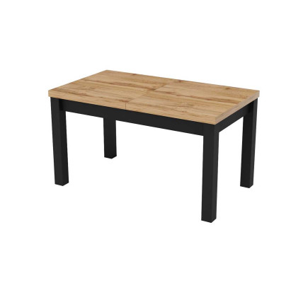 Mesa de comedor moderna de diseño marrón de madera para sala de estar, nuevo.