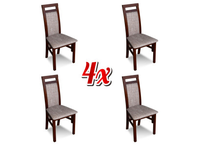 Juego de sillas modernas con cojines para el comedor, 4x sillas, conjunto para la cocina, nuevo.