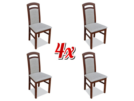 Juego de sillas de comedor conjunto de sillones diseño acolchado 4 sillas grupo conjunto de gastronomía Nuevo