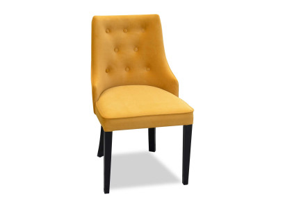 Silla tapizada sin apoyabrazos con asiento de lujo, silla de salón nueva