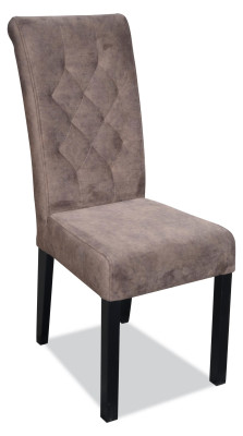 Silla Silla Comedor Sala de televisión Salón Textil Asiento Moderno Silla tapizada Madera maciza