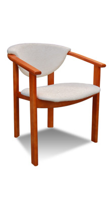 Silla de comedor de madera maciza Silla de cuero de diseñador Sillas de comedor Sillas de comedor K27