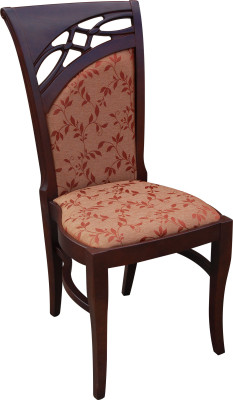 Silla tapizada de diseño de lujo, sillas asiento de madera respaldo oficina comedor.