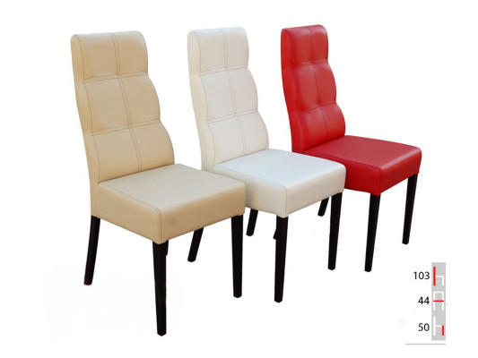 MADERA MACIZA SILLA DE MADERA MODERNA DE DISEÑADOR DE CUERO DECORATIVA DE COCINA COMEDOR