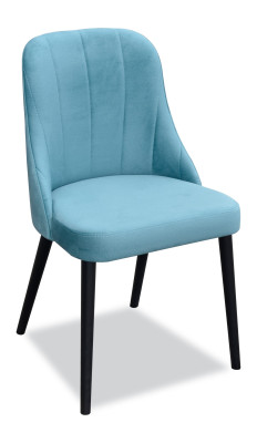 Silla de comedor de diseñador de estilo de lujo de madera, silla tapizada clásica nueva