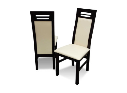 Silla sin apoyabrazos Silla de comedor de madera Comedor Negro Diseño Moderno