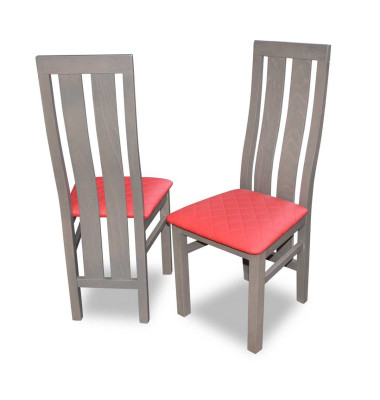Silla Silla de comedor Silla tapizada Negro Madera Sillas Diseño Nuevo Muebles