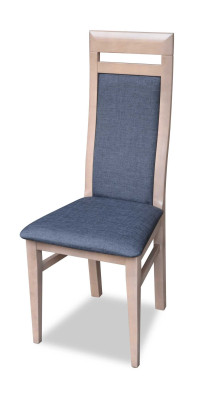 Diseño de silla de sala de estar, sillas de comedor de madera, asiento acolchado sin reposabrazos, nuevas.