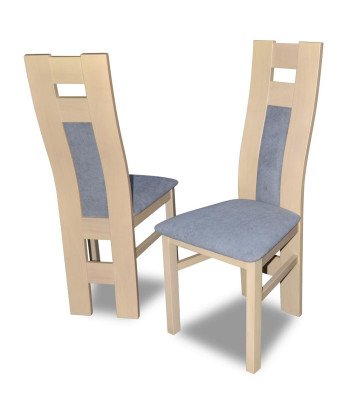 Juego de sillas de madera 1x silla de madera maciza silla de comedor sillas de diseñador sillas de comedor.