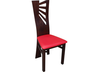 Diseño salón club silla comedor respaldo relax tapizado silla de hostelería sillón madera!