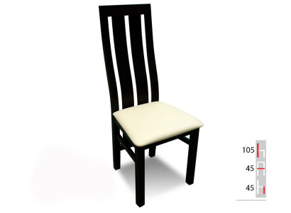 MADERA MACIZA SILLA DE MADERA DISEÑO MODERNO Blanco SILLA DE COMEDOR LARGA DECORATIVA