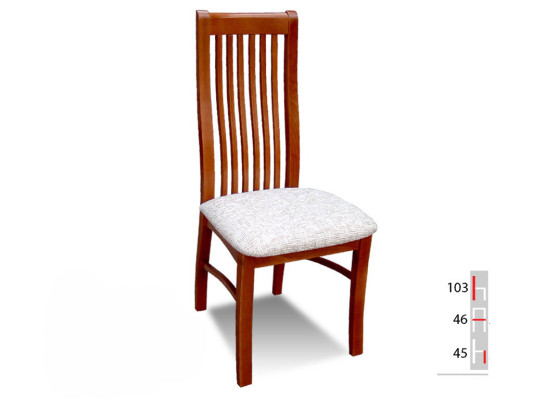 Silla de madera maciza Silla de comedor Silla de cuero de diseñador Sillas decorativas