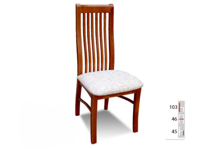 Silla de madera maciza Silla de comedor Silla de cuero de diseñador Sillas decorativas
