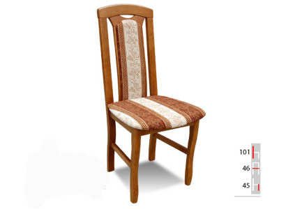 MADERA MACIZA SILLA SILLA DE DISEÑO SILLA DE COMEDOR CLÁSICA BEIGE DECORATIVA