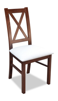 Diseño de silla de comedor de madera con respaldo acolchado, juego de comedor con sillas con respaldo.