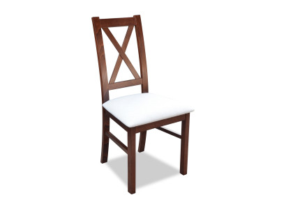 Diseño de silla de comedor de madera con respaldo acolchado, juego de comedor con sillas con respaldo.