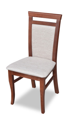 Silla tapizada de diseño de lujo, sillas de asiento de respaldo de madera para oficina, comedor.